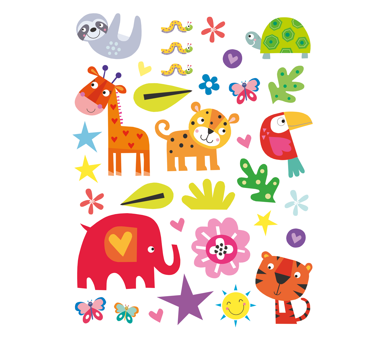 kids learning books pre-school stickers page